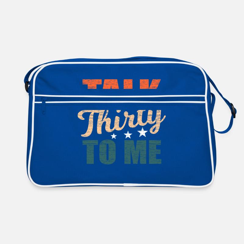 30. Geburtstag Retro Tasche