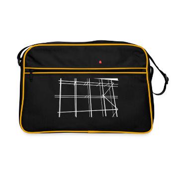 Échafaudages - Sac Retro - noir/or - Devant