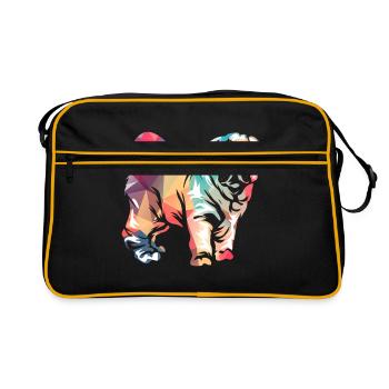 Shar Pei - Sac Retro - noir/or - Devant