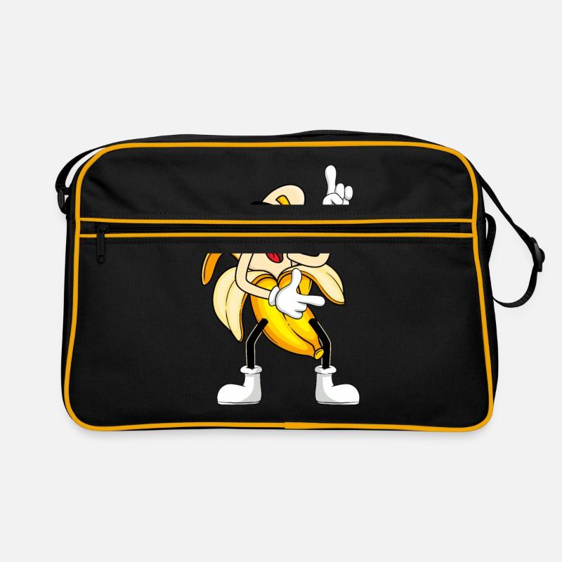 Dancing banana Retro Bag