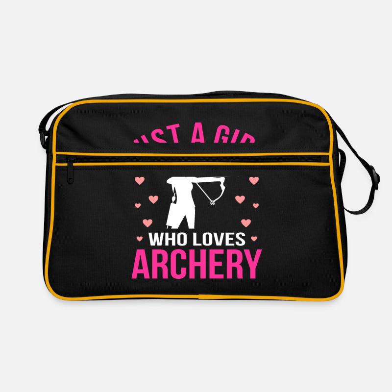 Bogenschießen Retro Tasche