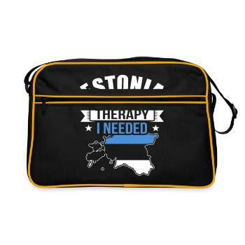 Estonia - Retro Bag - black/gold - Front