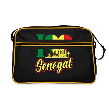 Senegal - Retro Bag - black/gold - Front