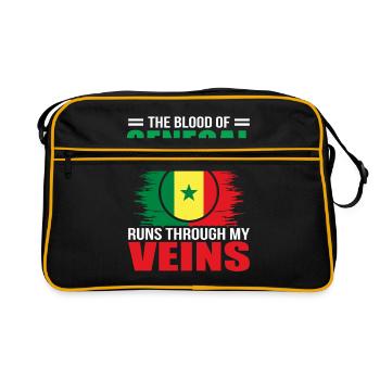 Senegal - Retro Bag - black/gold - Front