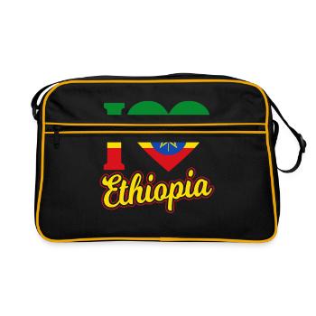 Ethiopie - Sac Retro - noir/or - Devant