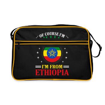 Ethiopie - Sac Retro - noir/or - Devant