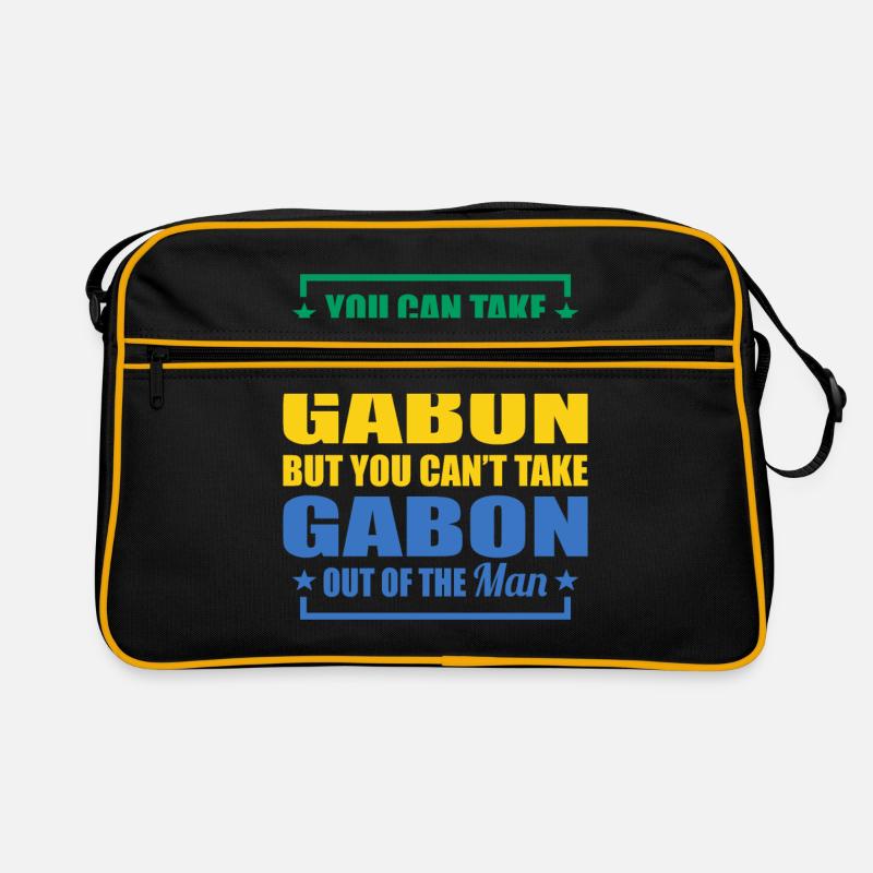 Gabun Afrika Geschenkidee Retro Tasche