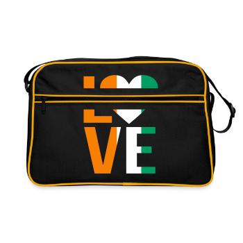 Ivory Coast - Retro Bag - black/gold - Front