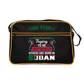 Soudan - Sac Retro - noir/or - Devant