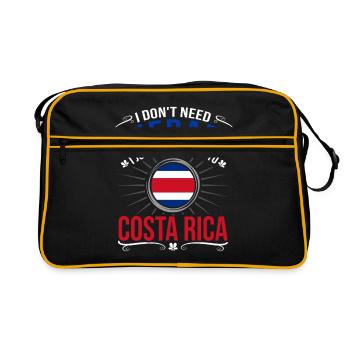 Costa Rica - Retro Bag - black/gold - Front