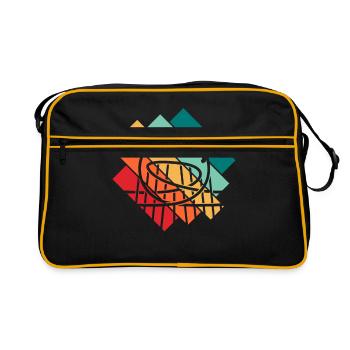 Montagnes russes - Sac Retro - noir/or - Devant