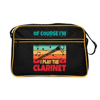 Clarinette - Sac Retro - noir/or - Devant