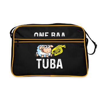 tuba - Retro Bag - black/gold - Front
