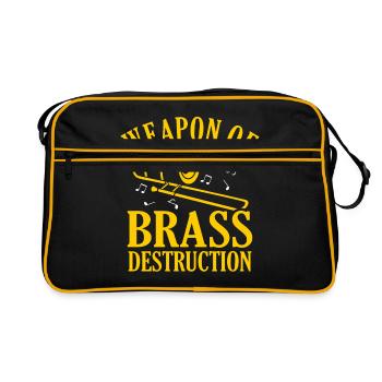 Posaune Trombone - Retro Bag - black/gold - Front