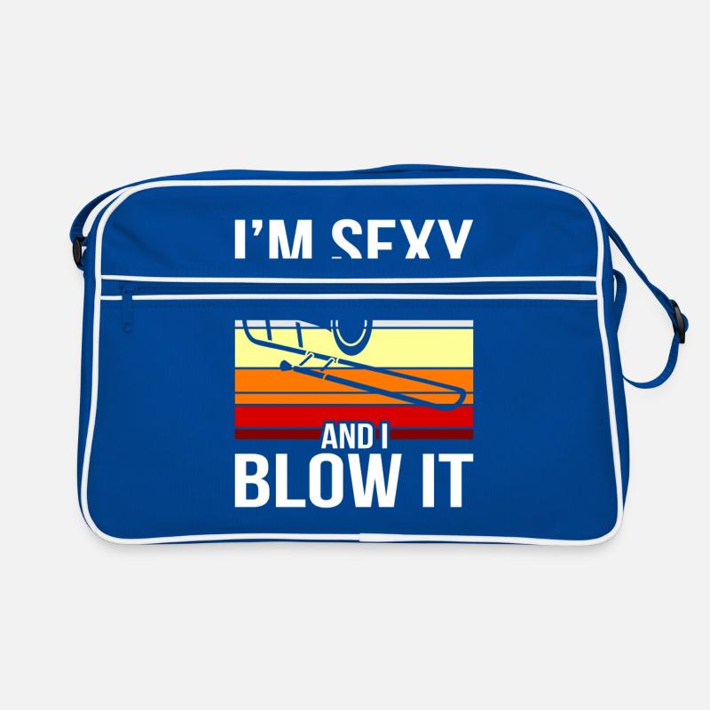 Trombone Trombonist Player Gift Retro Bag