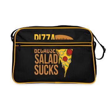 Pizza - Sac Retro - noir/or - Devant