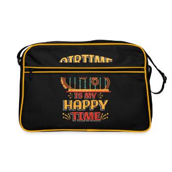 Montagnes russes - Sac Retro - noir/or - Devant