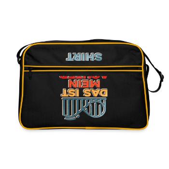 Achterbahn - Retro Tasche - Schwarz/Gold - Vorne