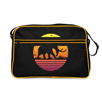 Mammut - Retro Tasche - Schwarz/Gold - Vorne