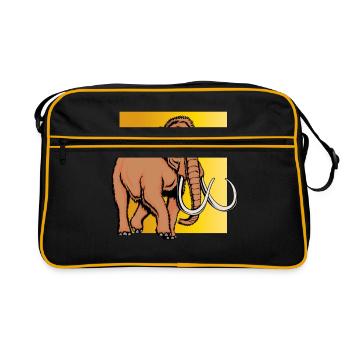 Mammut - Retro Tasche - Schwarz/Gold - Vorne