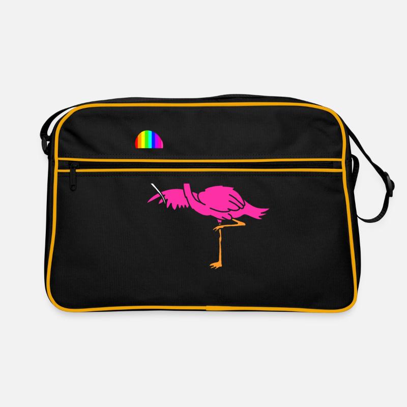 LGBT - Retro Tasche - Schwarz/Gold