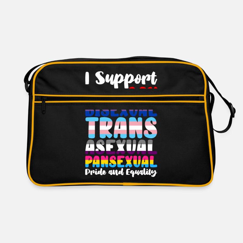 LGBT - Retro Tasche - Schwarz/Gold