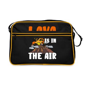 Vulkan - Retro Tasche - Schwarz/Gold - Vorne