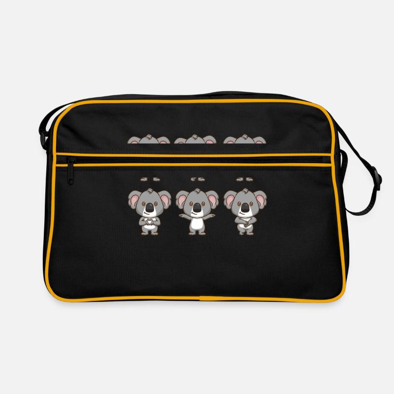 Koala Geschenk Frauen Australien Eukalyptus Koala Retro Tasche