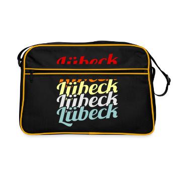 Lübeck - Sac Retro - noir/or - Devant