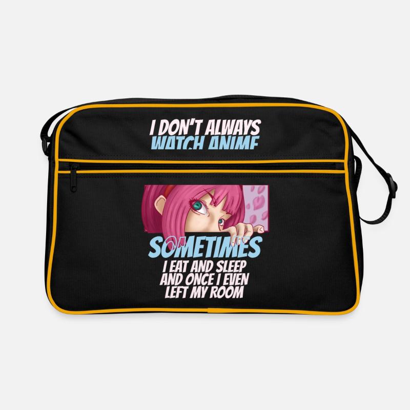 Anime - Retro Bag - black/gold