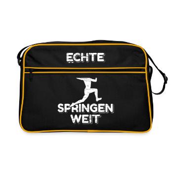 Long jump - Retro Bag - black/gold - Front