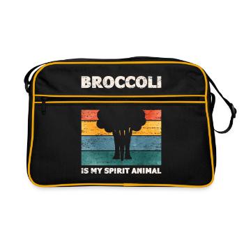 Brocolis - Sac Retro - noir/or - Devant