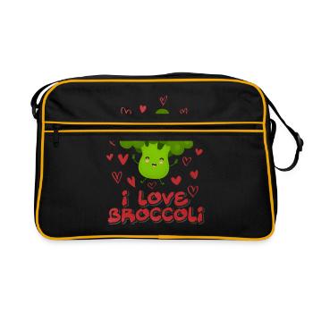 Brocolis - Sac Retro - noir/or - Devant