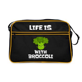 Brocolis - Sac Retro - noir/or - Devant