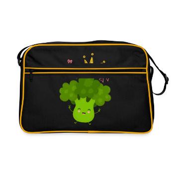 Brocolis - Sac Retro - noir/or - Devant