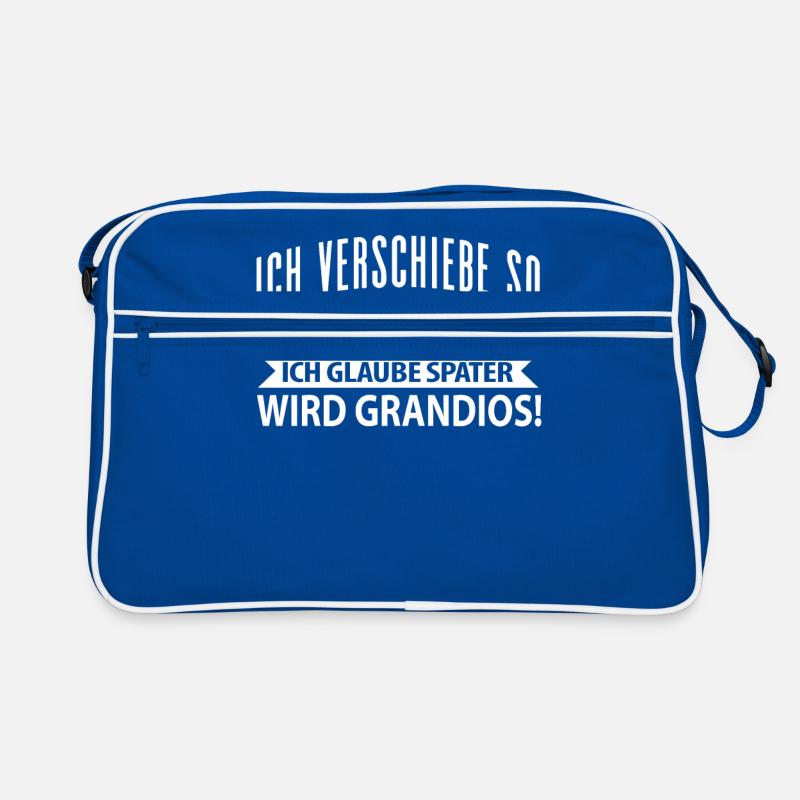 Lustiger Spruch Retro Tasche