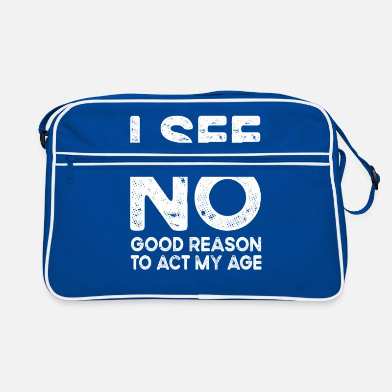 Funny saying Retro Bag