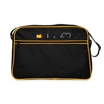 Romania - Retro Bag - black/gold - Front