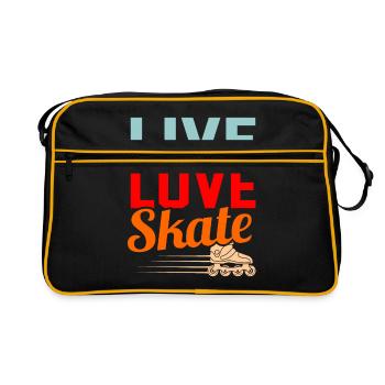 Inline skating - Retro Bag - black/gold - Front