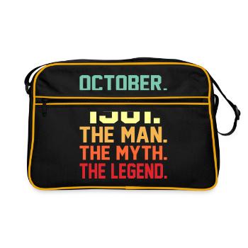1981 - Sac Retro - noir/or - Devant