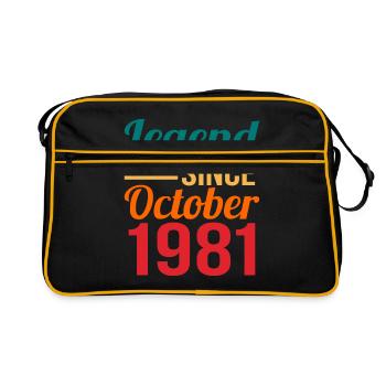 1981 - Sac Retro - noir/or - Devant