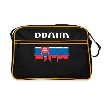 Slovakia - Retro Bag - black/gold - Front