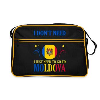 Moldova - Retro Bag - black/gold - Front