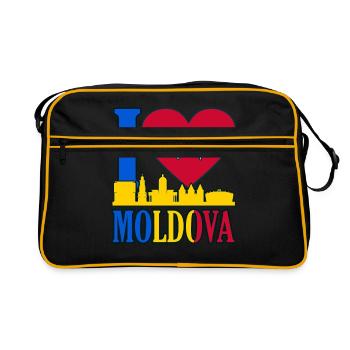 Moldova - Retro Bag - black/gold - Front