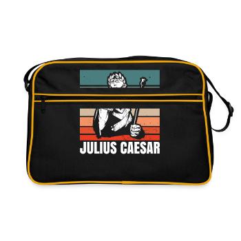 Julius Caesar Rome Italy Roman Empire - Retro Bag - black/gold - Front