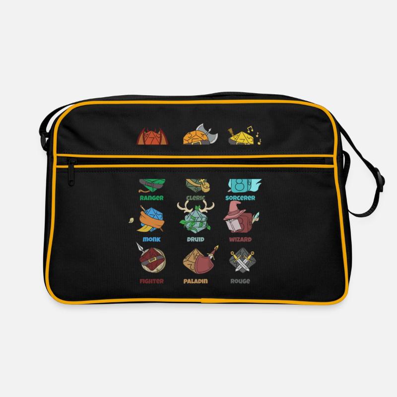 RpG Jeu de rôle Stylo & Papier - Sac Retro - noir/or