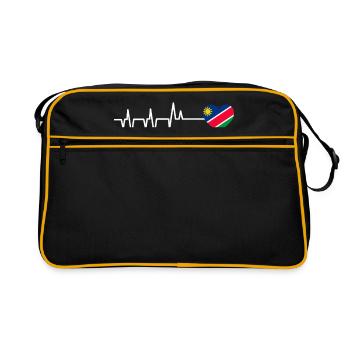 Namibia - Retro Bag - black/gold - Front