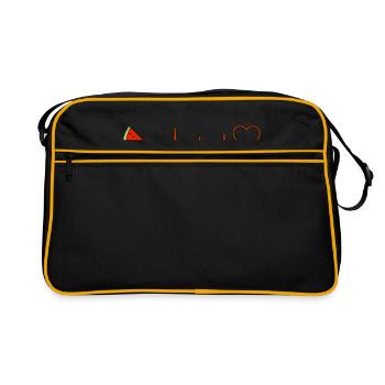 Watermelon - Retro Bag - black/gold - Front