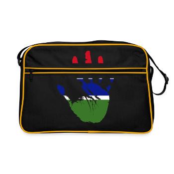 Gambia - Retro Bag - black/gold - Front