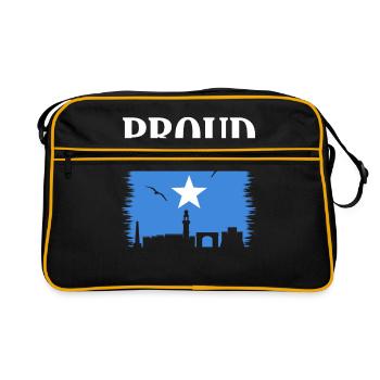 Somalie - Sac Retro - noir/or - Devant